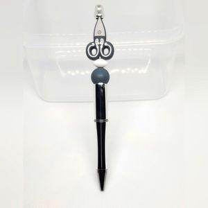 B2G1F Hair Stylist Themed Beaded Pen, NEW